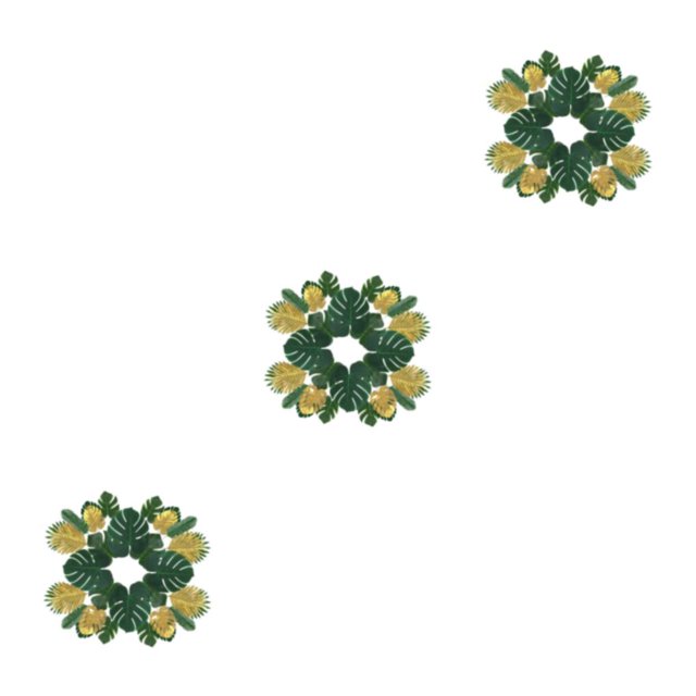QualitChoice 60 Pieces Artificial Leaves Home Bedroom Simulation Leaf Decoration 9 Kinds 3PCS