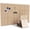 Dark Camel, variant on MYMULIKE 48" x 36" Large Light Gray Felt Bulletin Board, 12 Pack Cork Board Alternative with Adhesive Tabs for Wall & Room Decor,Home Office,Classroom Dorm