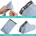 thumbnail image 2 of 20pcs/lot Grey Courier Bag Express Envelope Storage Bags Mailing Bags Self Adhesive Seal Plastic Pouch Packaging Shipping Bag S-20pcs, 2 of 6