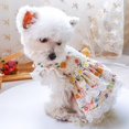 thumbnail image 6 of FANTADOOL Summer Girl Dog Small Floral Princess Dress Dog Dress For Dogs Skirt Summer Princess Dog Wedding Dresses York Clothes For Dogs Pet Dress XS-XL, 6 of 9