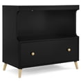 thumbnail image 5 of Delta Children Essex Convertible Changing Table with Drawer, Ebony/Natural, 5 of 10