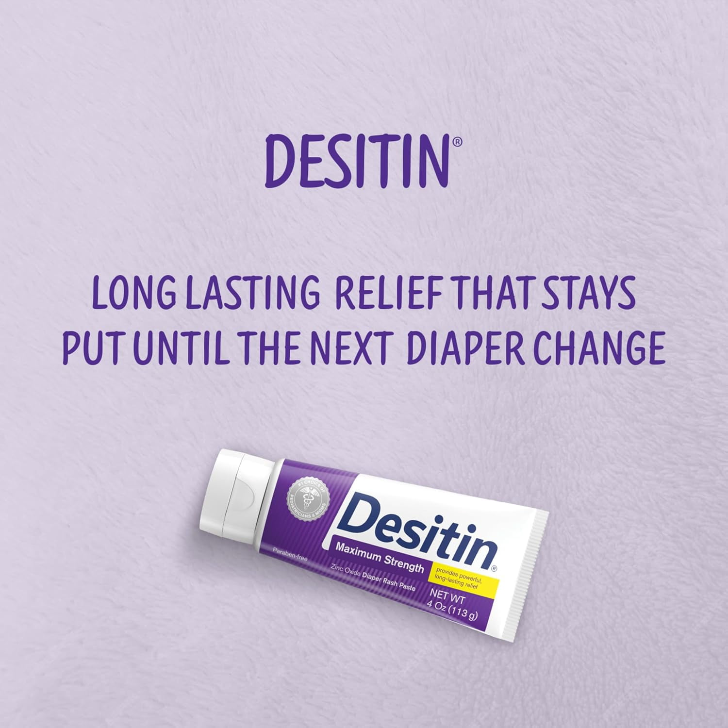 Desitin Maximum Strength Diaper Rash Paste 4 oz (Pack of 4)