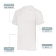 thumbnail image 1 of Augusta sportswear Boy's Attain Wicking Two Button Baseball Jersey, 1 of 6