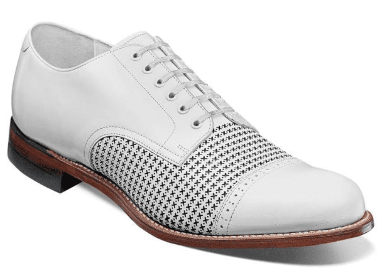 stacy adams white dress shoes