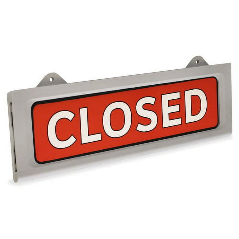 Message/Business Hours Sign, 15 x 20.5, Black/Red Message/Business Hours Sign, 15 x 20.5, Black/Red