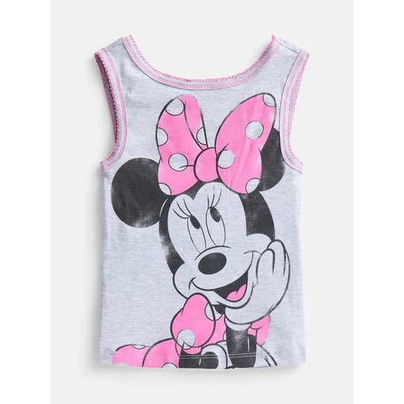 Disney Minnie Mouse Picot Edge Tank (Girls), XS to L