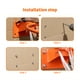 thumbnail image 5 of Canasta de baloncesto Juego de aro de baloncesto para colgar, pared resistente, duradera, montura de CACAGOO Canasta de baloncesto, 5 of 7