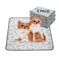 thumbnail image 1 of Almohadillas reutilizables para cachorros Qeils, paquete de 6 unidades, antideslizantes, 76 x 86 cm, 1 of 6