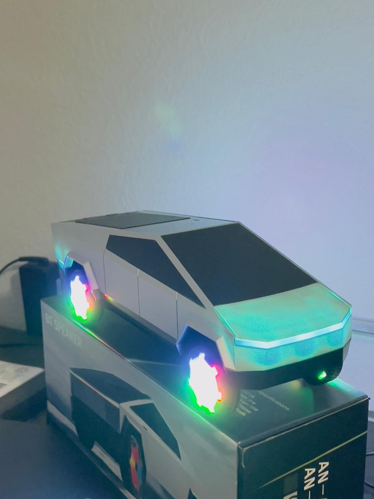 BT Cybr Truck Shape Bluetooth Portable Speaker LED light support USB/FM