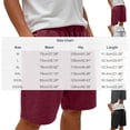 thumbnail image 2 of cfhntfmh Men's Workout Sweat Shorts Knee Length Lounge Shorts with Pockets Loose-Fit Wide Leg Shorts for Running Basketball, 2 of 6