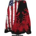 thumbnail image 5 of Albanian Roots American Flag Salon Barber Cape - Professional Hairdressing Waterproof Hair Cutting Cape With Adjustable Snap Closure-Haircut Apron For Hair Stylist And Home Use-55''X66'', 5 of 9