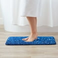 thumbnail image 3 of Front Door Mat, A Blue Glitter Indoor Mats for Bedroom Bathroom Kitchen, Floor Mat Non-Slip, Soft Carpet Floor Cover Machine Washable Entryway Mat - 20x31.5in, 3 of 6