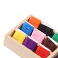 thumbnail image 4 of Kit de caja de costura para casa de muñecas, escala 1:12, detalles ricos, exquisita caja de costura en miniatura de colores brillantes para decoración DIY, 4 of 8