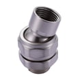 thumbnail image 3 of Luzkey Universal Swivel Joint Shower Head Direct Installation Wall Mounted Shower Nozzle Adapter Adjustable Joint for Bathroom Home Grey, 3 of 8