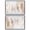 Black Frame, variant on Art Remedy Modern Boho Canvas, 36" x 24", White Frame, Rustic Elegance II Set