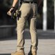 thumbnail image 3 of IX5 pantalones Cargo tácticos de senderismo para hombre, pantalones elásticos Ripstop para correr, ropa de calle impermeable con múltiples bolsillos, pantalones largos S-2XL, 3 of 5