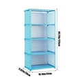 thumbnail image 3 of RXIRUCGD Simples Multi Layer Assembly Bookshelf Children's Free Combination Multifunctional Storage Organization And Storage Bookshelf DIY Shelf, 3 of 6