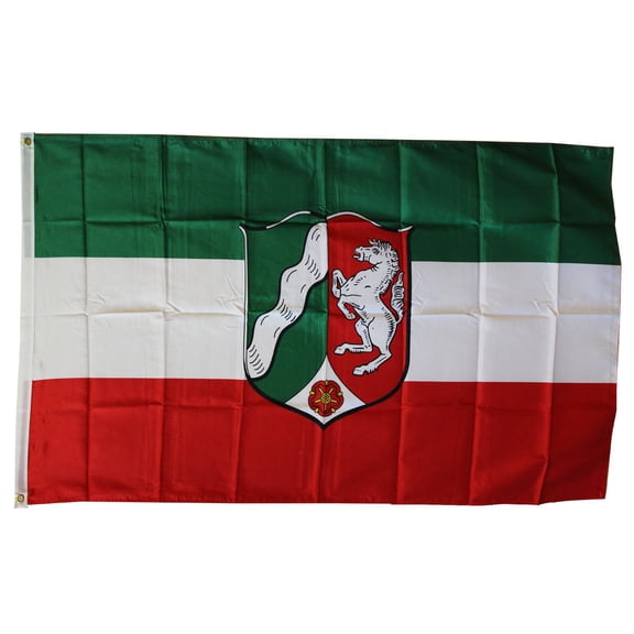 North Rhine-Westphalia - 3'X5' Polyester Flag