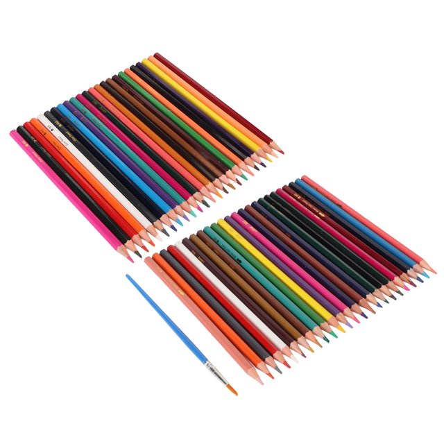 Lápices De Colores, 48 piezas De Lápices De Arte De Colores Surtidos Brillantes Y Vibrantes Para Estudio
