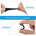 thumbnail image 4 of 12 pares de empuñaduras de cristal para las orejas y 2 pares de retenedores redondos para gafas, silicona suave antideslizante para gafas, gancho para la oreja, puntas de las patillas de cristal, 4 of 5