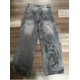 thumbnail image 1 of 2024 nueva tendencia americana Retro Hip-hop bordado patrón pantalones vaqueros holgados para hombres y mujeres Y2K Harajuku gótico pantalones anchos ropa de calle, 1 of 1