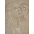 thumbnail image 3 of After Perugino 18x24 Black Modern Framed Museum Art Print Titled - Heads of Two Saints (1495-1510), 3 of 5