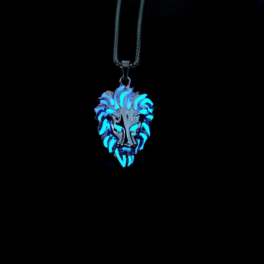 14K Lion & Heart Multi-Charm Necklace