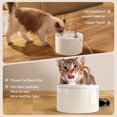 thumbnail image 4 of Fuente de Agua para Gatos MISFANS de Cerámica 2.1L con Pico de Cobre, 4 of 6