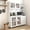 White, variant on Modern Office Bookcase With Door And Spacious Storage Cabinet Interior Stylish Exterior