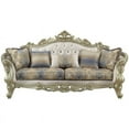thumbnail image 3 of Acme Gorsedd Sofa with 5 Pillows in Cream Fabric and Golden Ivory, 3 of 8