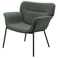 thumbnail image 4 of Davina Upholstered Flared Arms Accent Chair Ivy, 4 of 10