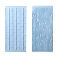 thumbnail image 1 of Harpily Popsicles Molds 3D Silicone Cake Fondant Mould Baking Sugarcraft Decorating Tools Stencil Reusable 2Pcs/Set Tree Brick Dessert Fondant Stencil Multi Function Practical For Wedding, 1 of 4