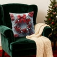 thumbnail image 6 of Christmas Decorative Pillow Covers 18x18" for Holiday Party Supplies Christmas Decorative Pillow Cases with Soft Fabric Hidden Zipper, 6 of 7