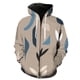 thumbnail image 1 of Sudadera con capucha y cremallera para hombre, diseño abstracto de ojos de tigre, divertida ropa de calle de primavera, sudaderas extragrandes, unisex, para adolescentes, con capucha, chaquetas y tops, 1 of 6