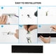 thumbnail image 4 of Aplique de pared LED para interiores de 31 cm, 3000 K, blanco cálido, moderno, de 20 W, para dormitorio, sala de estar, escalera y pasillo., 4 of 5