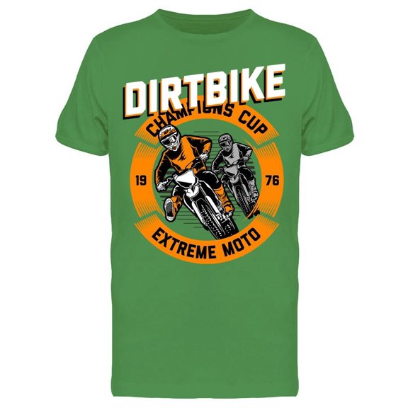 Extreme Style Motocross In Dirt Tee Men's -Image by Shutterstock
