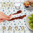 thumbnail image 6 of Pioneer Flower Floral Print Pattern Round Tablecloth 60 X 60 Inch, Wrinkle Resistant Wipeable Table Cloth for Kitchen Dining Picnic Patio Party, 6 of 6