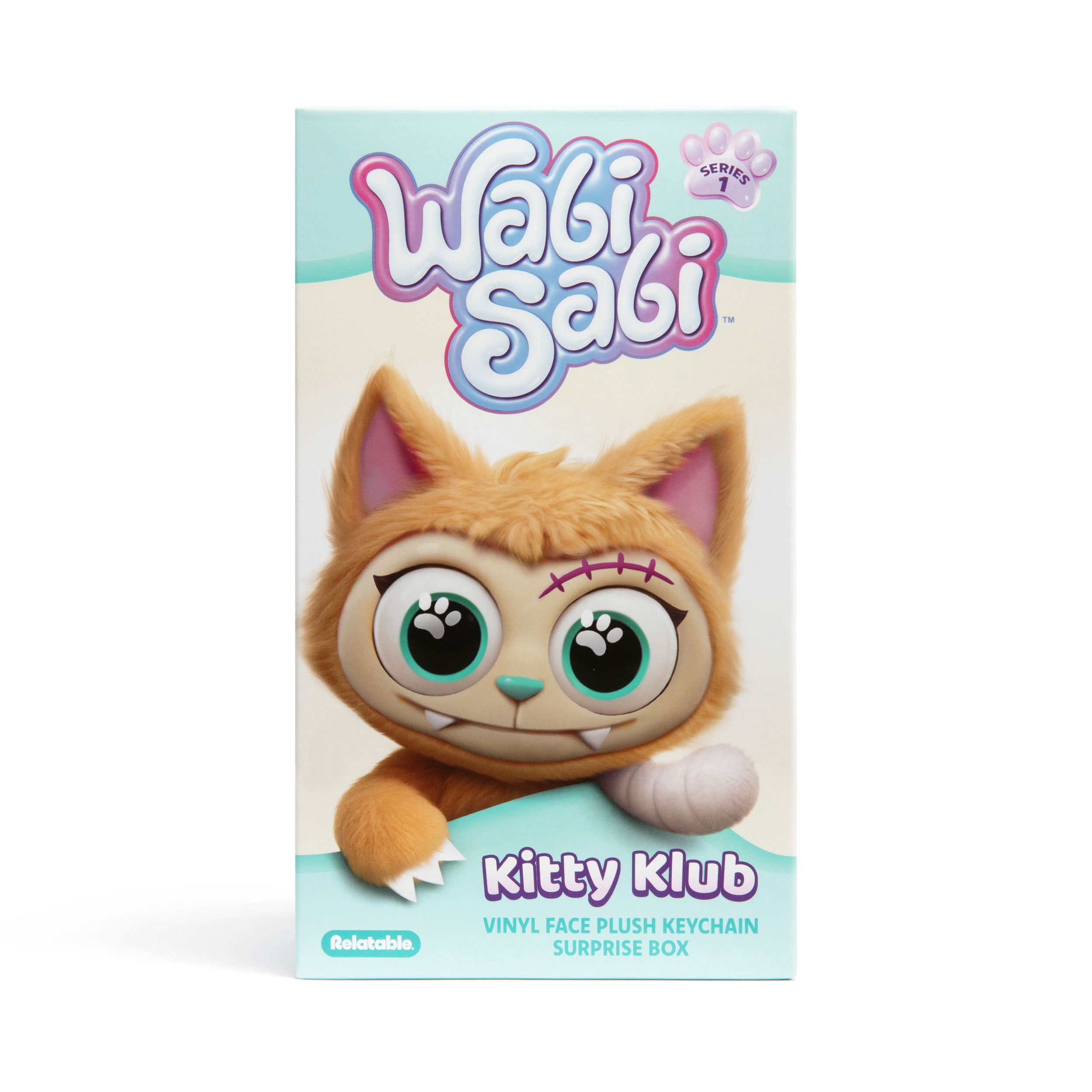 Wabi Sabi Kitty Club Mystery Plush Toys - 5in Blind Box Cat Plushie Keychain
