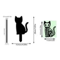 thumbnail image 3 of Outdoor Halloween Decorations Yard Signs - Glow in The Dark Skeleton Black Cat Silhouette Lawn Signs with Stakes for Halloween Lawn Garden Front Yard Decorations Outside，1pc-B, 3 of 8