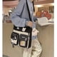 thumbnail image 5 of Tool Bag Black Kawaii Backpack One Size Girls Shoulder Tote Bag With Cute Accessories Pins Aesthetic Crossbody Bag School Bag Casual Handbag, 5 of 5