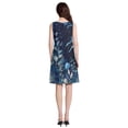 thumbnail image 3 of Women's Casual Sleeveless All Over Print Dress Loose A Line Flowy Dresses with Pockets Jellyfish and Plants M, 3 of 8