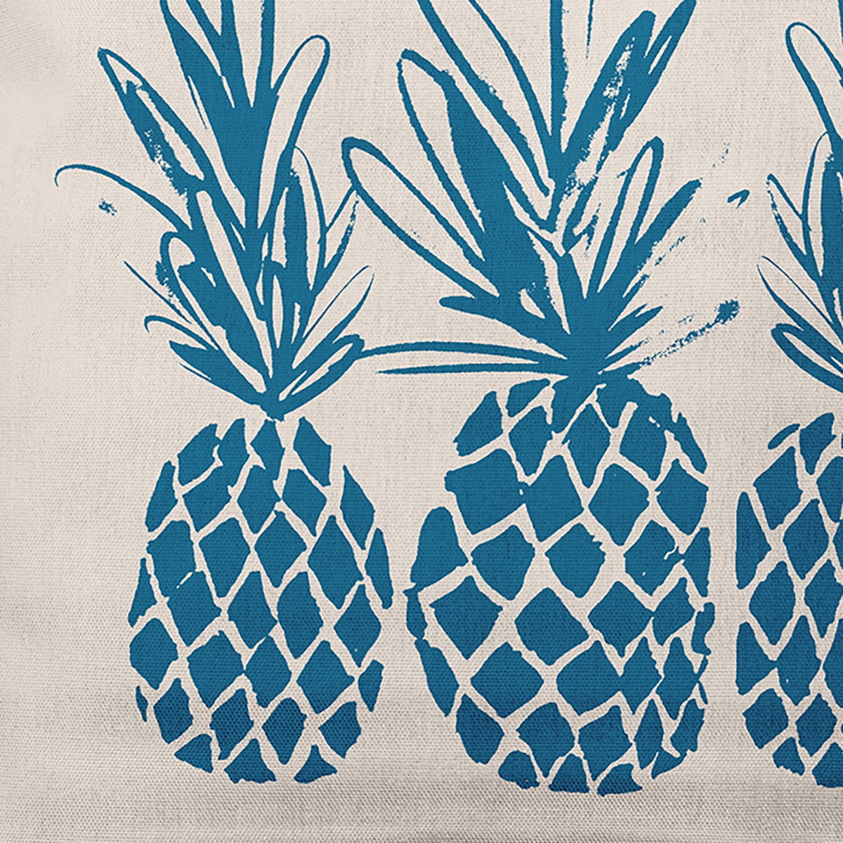 Simply Daisy 16" x 16" Pineapples Decorative Throw Pillow, Autumn Blue