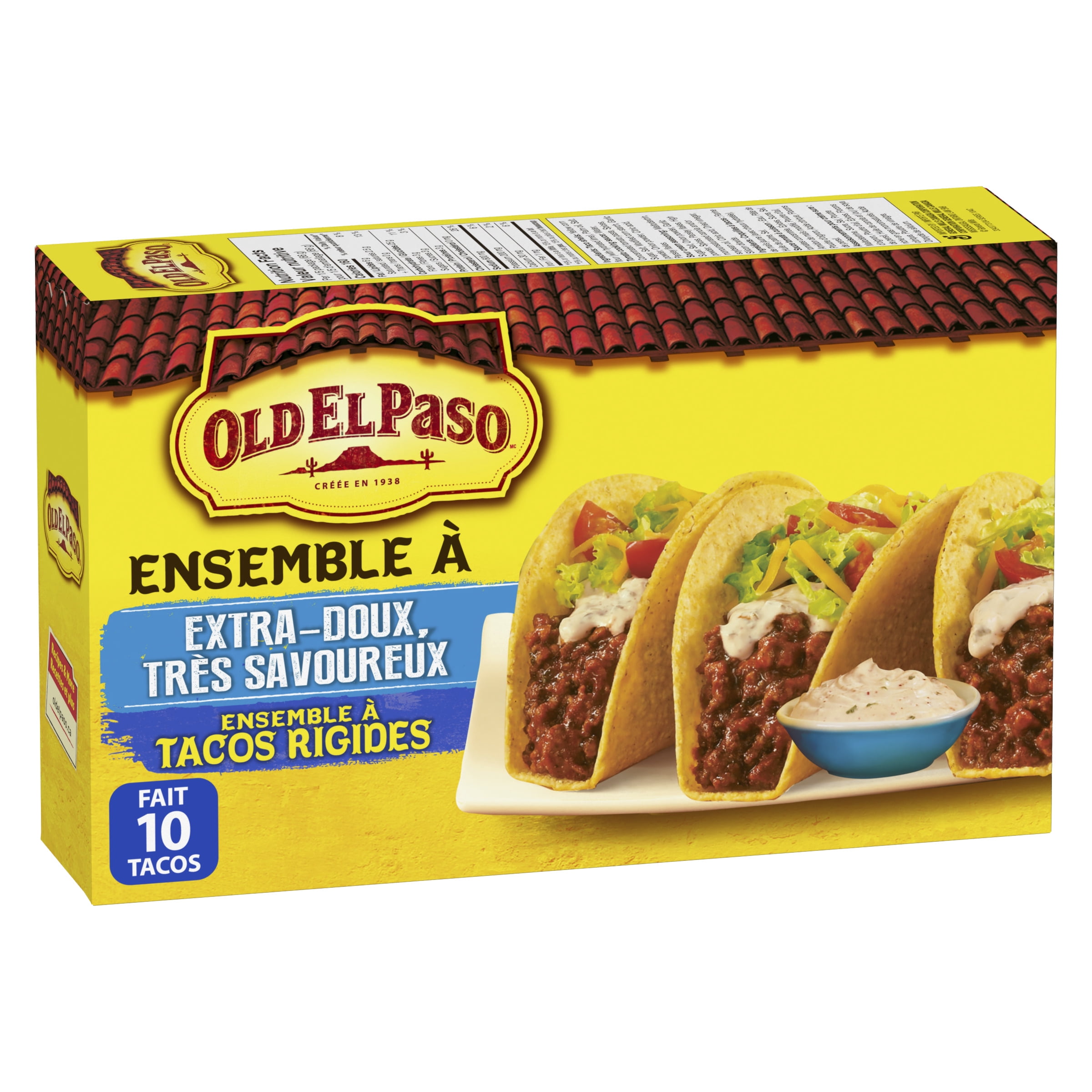 Old El Paso Extra Mild, Super Tasty Hard Taco Dinner Kit, 330 g