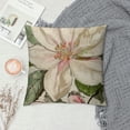 thumbnail image 2 of Qinduosi Spring Mangnolia Green Throw Pillow Covers,  Vases Cushion Case Decoration for Sofa Couch White, 2 of 5