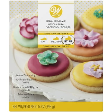 Wilton Royal Icing Mix for Icing and Decorating, Vanilla Flavored, 14 oz.