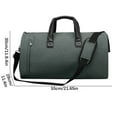 thumbnail image 4 of Great Gifts for Less THE CONVERTIBLE DUFFLE GARMENT LUGGAGE Large Capacity Inner Compartment Suit Bag Dark Gray, 4 of 6