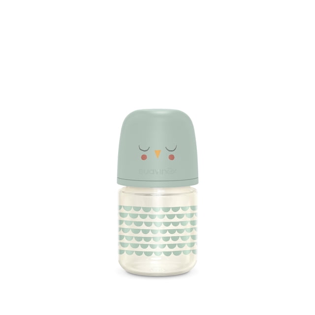 Biberón de Vidrio Suavinex Bonhomia 120 ml SX PRO de Silicona