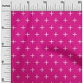 thumbnail image 1 of oneOone Organic Cotton Voile Fabric Plus Sign Kasuri Print Fabric BTY 42 Inch Wide, 1 of 4