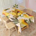 thumbnail image 3 of Pink Sunflower Daisy Pattern Rectangle Tablecloth 60"x102",Waterproof Polyester Rectangle Table Cloth, Wipeable Spillproof Polyester Tablecloth for Dining, Camping, Indoor and Outdoor, 3 of 6