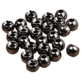 thumbnail image 1 of Juego de 25 cuentas ranuradas para atado de moscas, 3,3 mm (0,13 pulgadas), color negro., 1 of 5